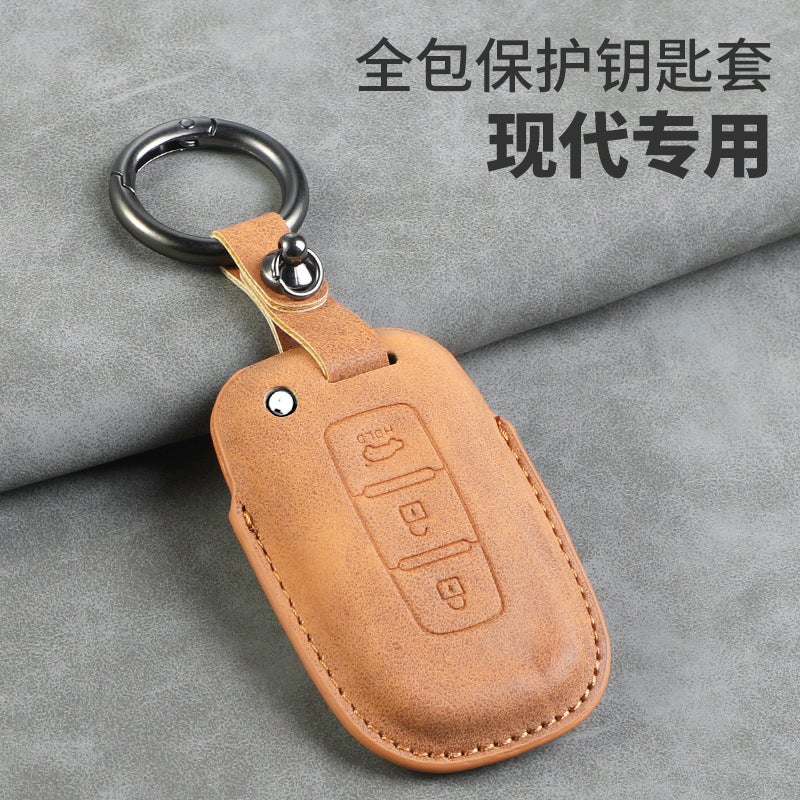 Suitable For 2024 Modern Eleventh Generation Sonata Key Cover Imported Modern Allen Loniq6 Car Bag Buckle - Image 3
